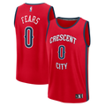 New Orleans Pelicans Jeremiah Fears Fanatics Red Fast Break Replica Player Jersey - Statement Edition for Men product image