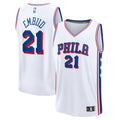 Philadelphia 76ers Joel Embiid Fanatics White Fast Break Replica Jersey - Association Edition for Men product image 1,
