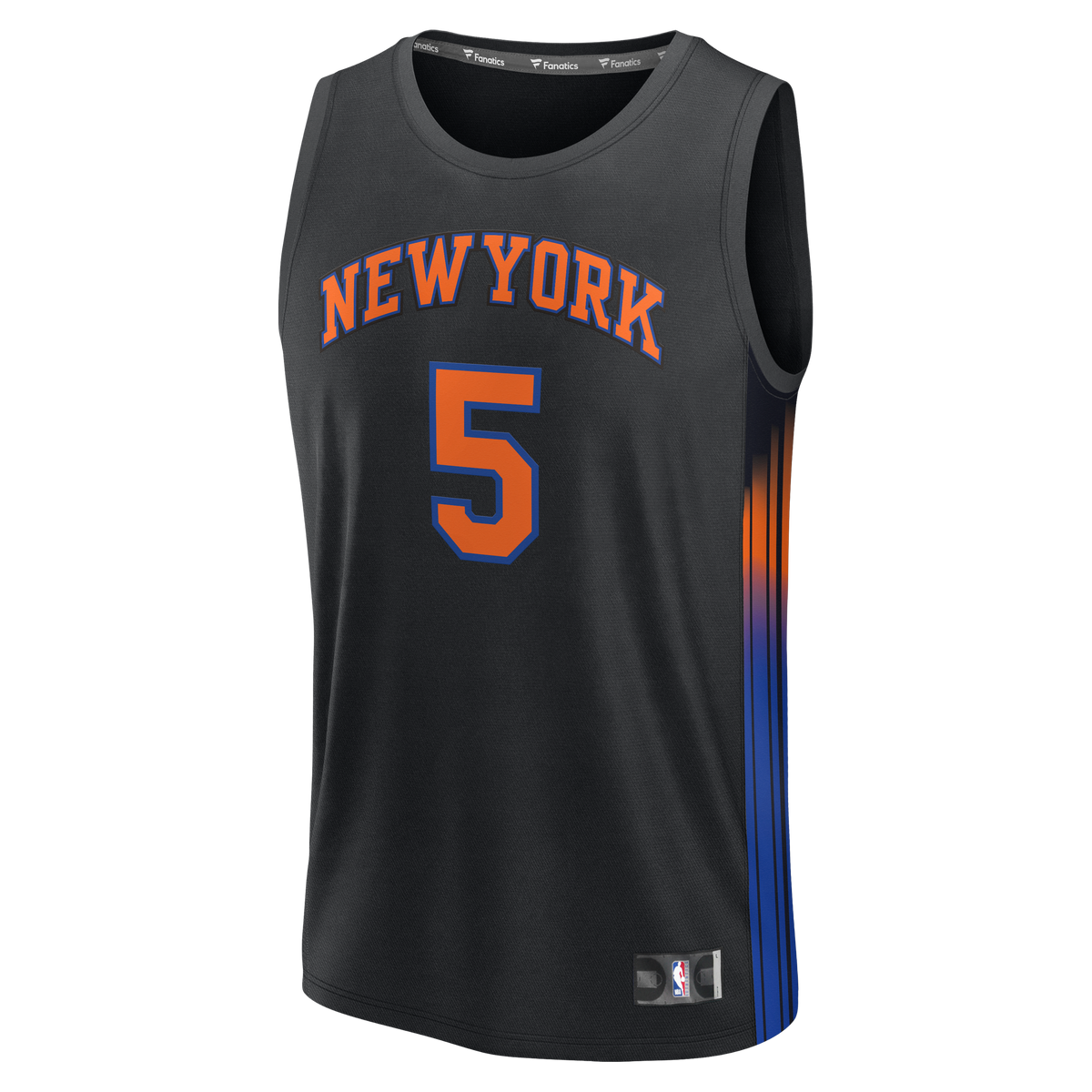New York Knicks Jose Alvarado Fanatics Black Fast Break Replica Jersey - Statement Edition for Men product image 3, provided