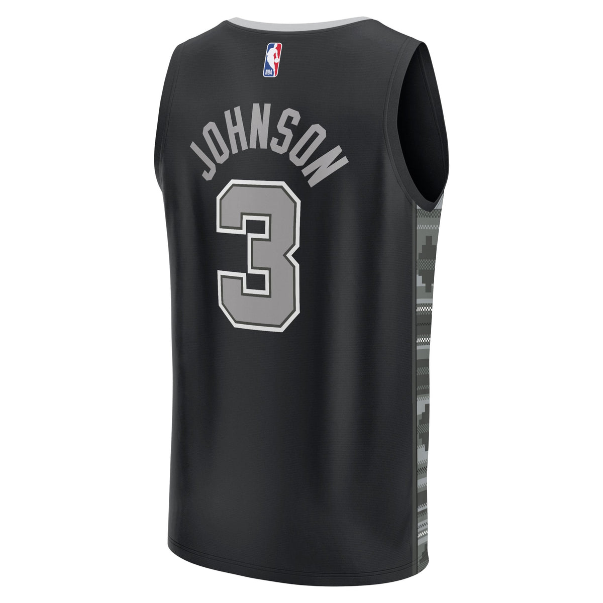 San Antonio Spurs Keldon Johnson Fanatics Black Fast Break Replica Player Jersey - Statement Edition for Men product image