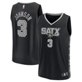 San Antonio Spurs Keldon Johnson Fanatics Black Fast Break Replica Player Jersey - Statement Edition for Men product image