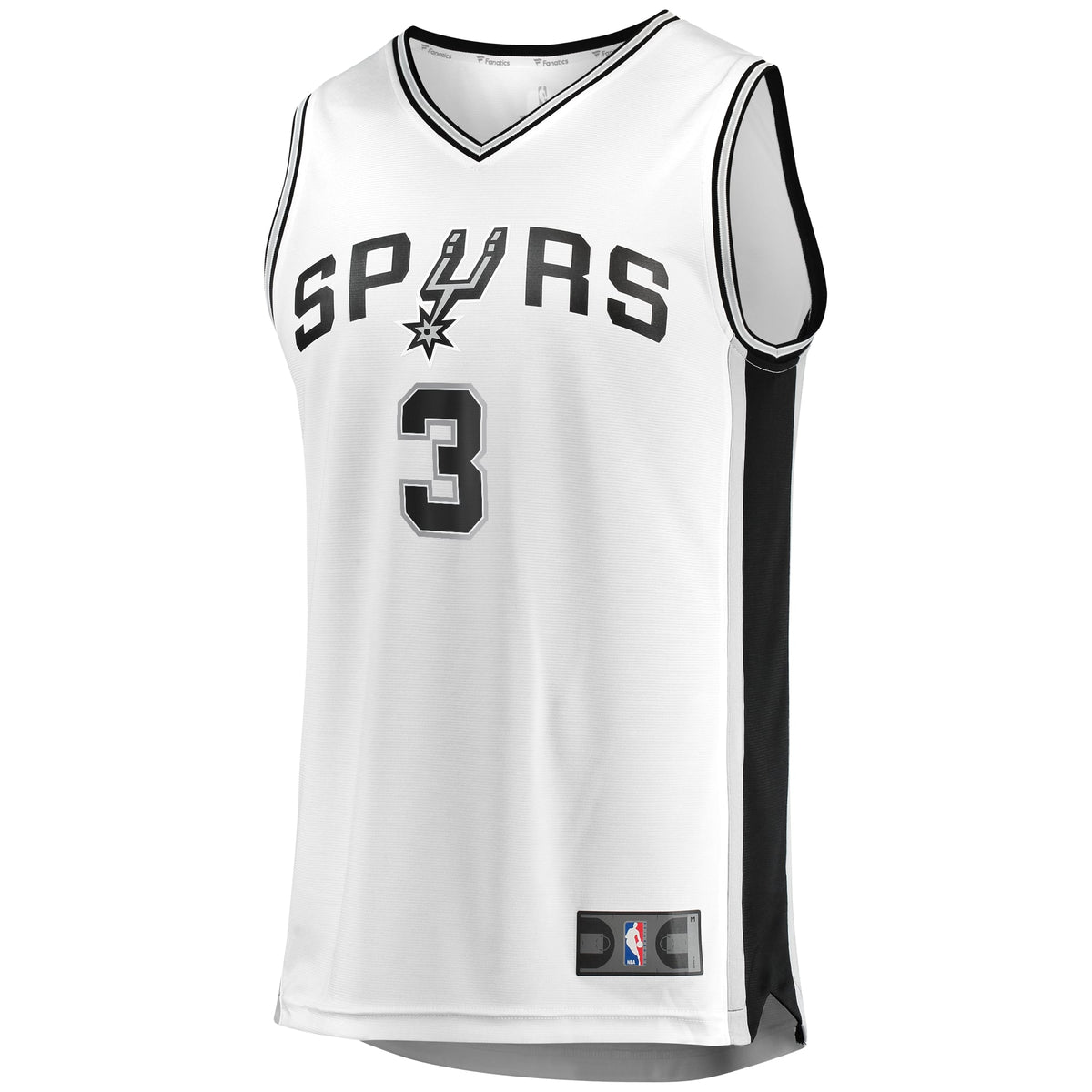 San Antonio Spurs Keldon Johnson Fanatics White Fast Break Association Jersey for Men product image 3, provided for visual