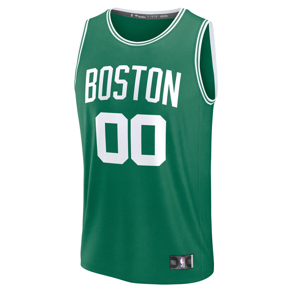 Boston Celtics Fanatics Kelly Green Fast Break Custom Jersey - Icon Edition for Men product image 3, provided for visual