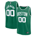 Boston Celtics Fanatics Kelly Green Fast Break Custom Jersey - Icon Edition for Men product image 1, provided for visual