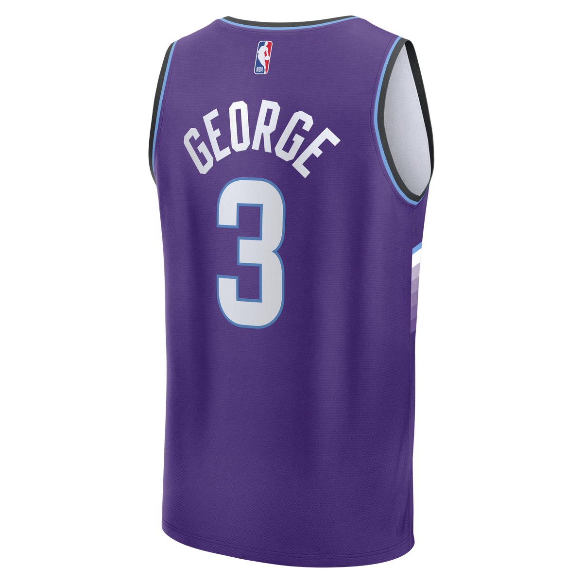 Utah Jazz Keyonte George Fanatics Purple Fast Break Replica Jersey - Icon Edition for Men product image 4, provided for