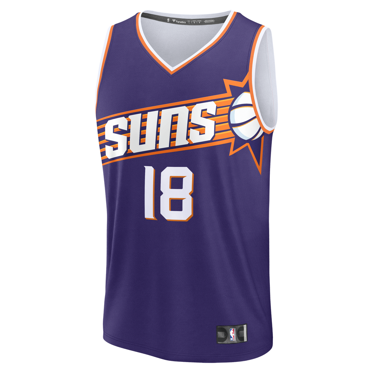 Phoenix Suns Koa Peat Fanatics Purple Fast Break Jersey - Icon Edition for Men product image 3, provided for visual