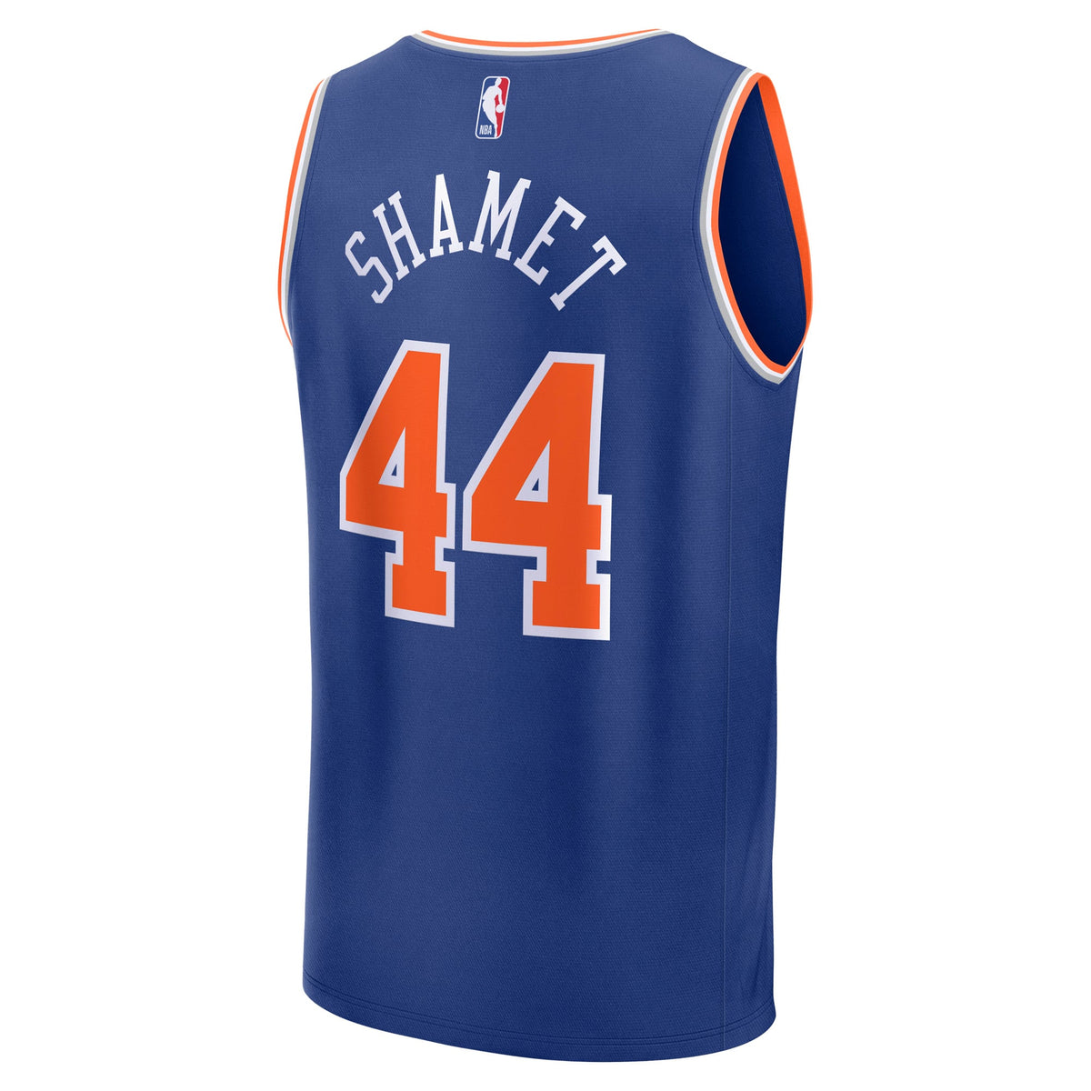 New York Knicks Landry Shamet Fanatics Blue Fast Break Replica Player Jersey - Icon Edition for Men product image 4,