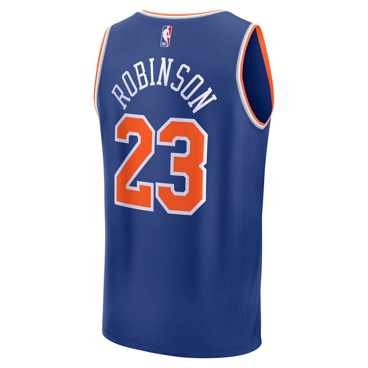 New York Knicks Mitchell Robinson Fanatics Blue Fast Break Replica Player Jersey - Icon Edition for Men product image 4,