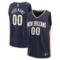 New Orleans Pelicans Fanatics Navy Fast Break Custom Jersey - Icon Edition for Men product image 1, provided for visual
