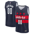 Washington Wizards Fanatics Navy Fast Break Custom Jersey - Statement Edition for Men product image 1, provided for visual
