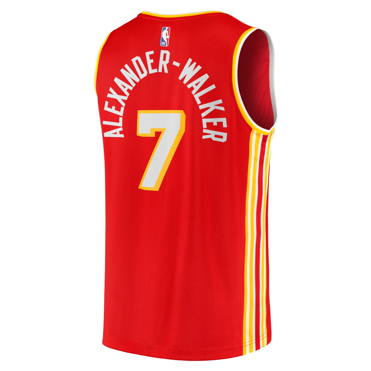Atlanta Hawks Nickeil Alexander-Walker Fanatics Red Fast Break Replica Jersey - Icon Edition for Men product image 4,