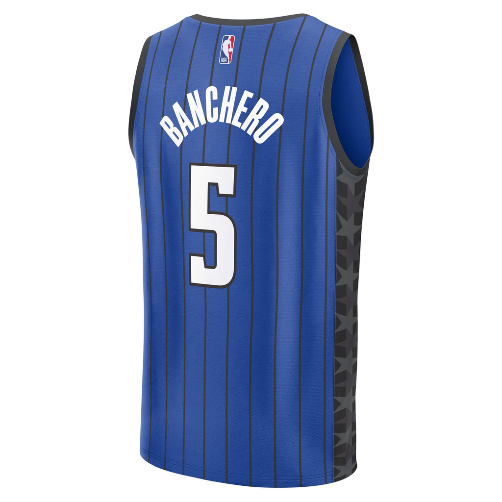 Orlando Magic Paolo Banchero Fanatics Blue Fast Break Replica Player Jersey - Statement Edition for Men product image 4,