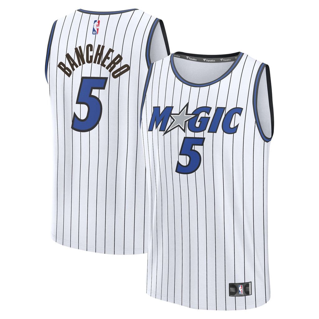 Orlando Magic Paolo Banchero Fanatics White Fast Break Replica Player Jersey - Association Edition for Men product image 1,