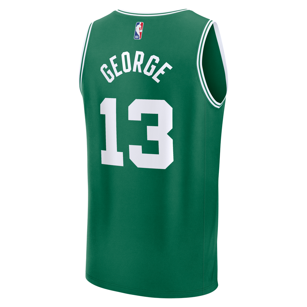 Boston Celtics Paul George Fanatics Kelly Green Fast Break Replica Jersey - Icon Edition for Men product image 4, provided