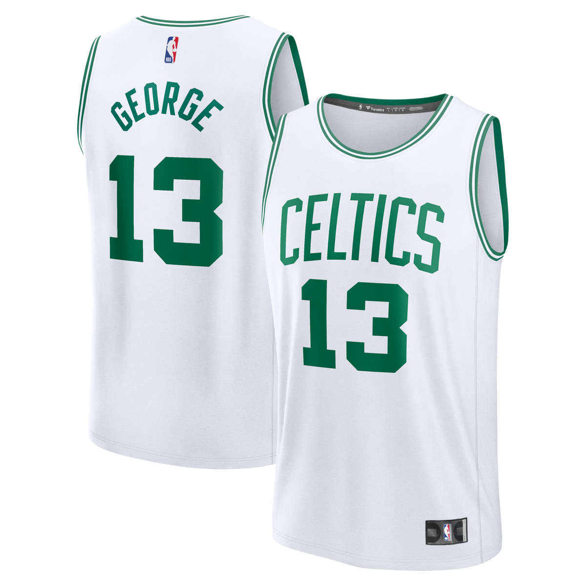 Boston Celtics Paul George Fanatics White Fast Break Replica Jersey - Association Edition for Men product image 1, provided
