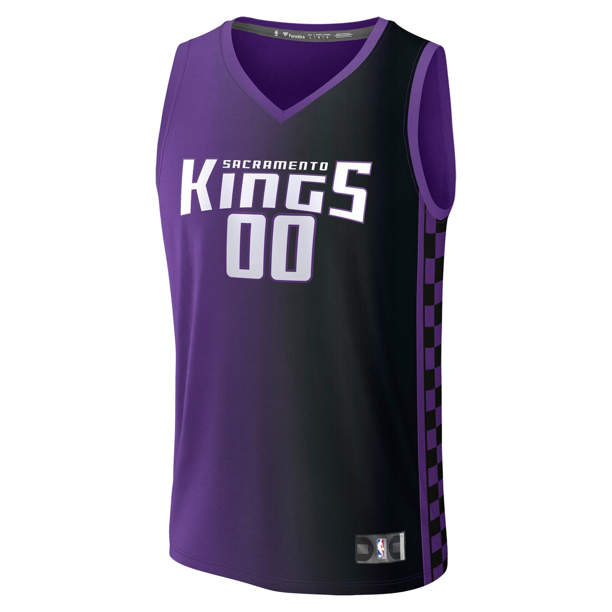 Sacramento Kings Fanatics Purple Fast Break Custom Jersey - Statement Edition for Men product image 3, provided for visual