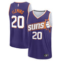 Phoenix Suns Rasheer Fleming Fanatics Purple Fast Break Replica Jersey - Icon Edition for Men product image 1, provided for