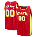 Atlanta Hawks Fanatics Red Fast Break Custom Jersey - Icon Edition for Men product image 1, provided for visual reference