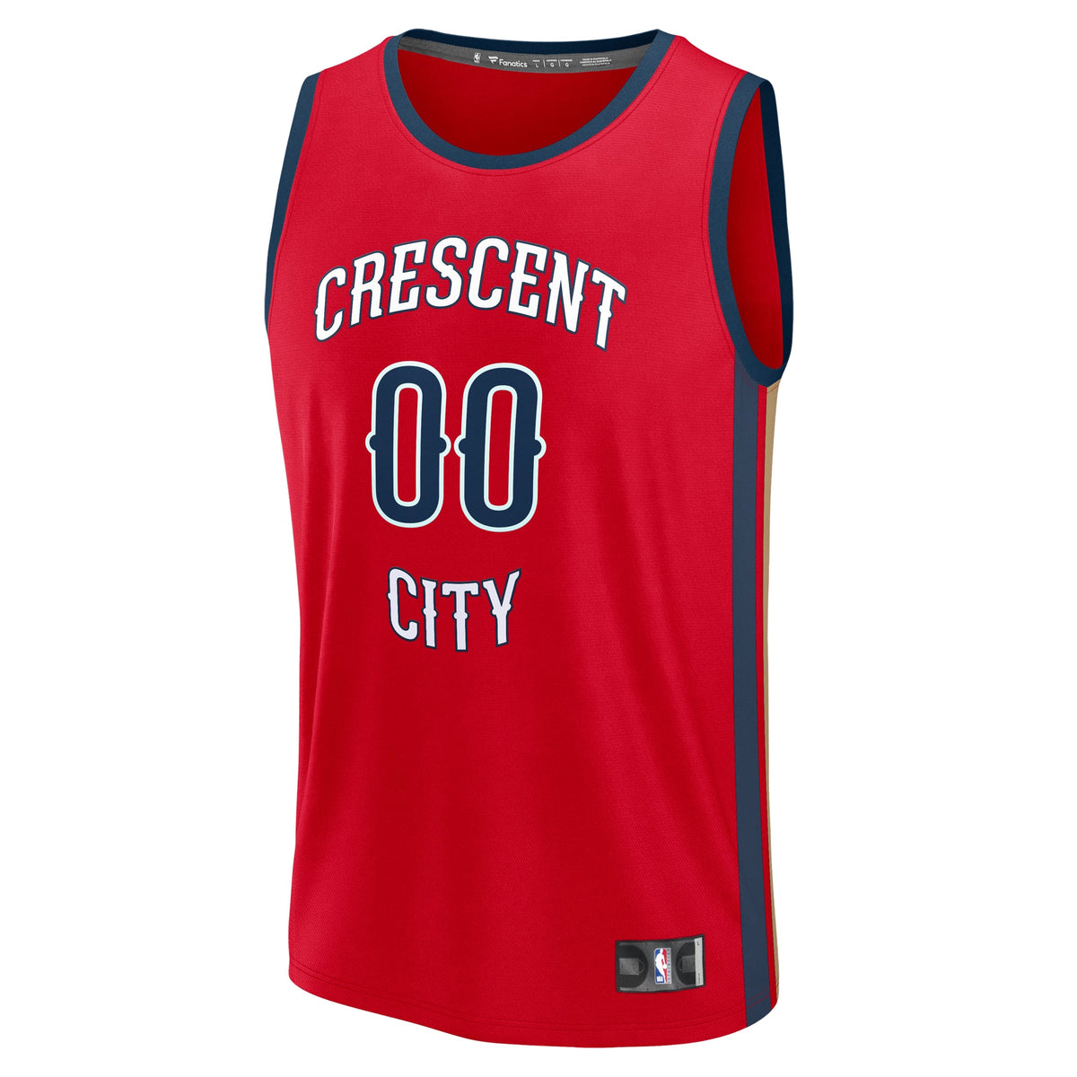New Orleans Pelicans Fanatics Red Fast Break Custom Jersey - Statement Edition for Men product image 3, provided for visual