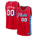 Philadelphia 76ers Fanatics Red Fast Break Custom Jersey - Icon Edition for Men product image 1, provided for visual