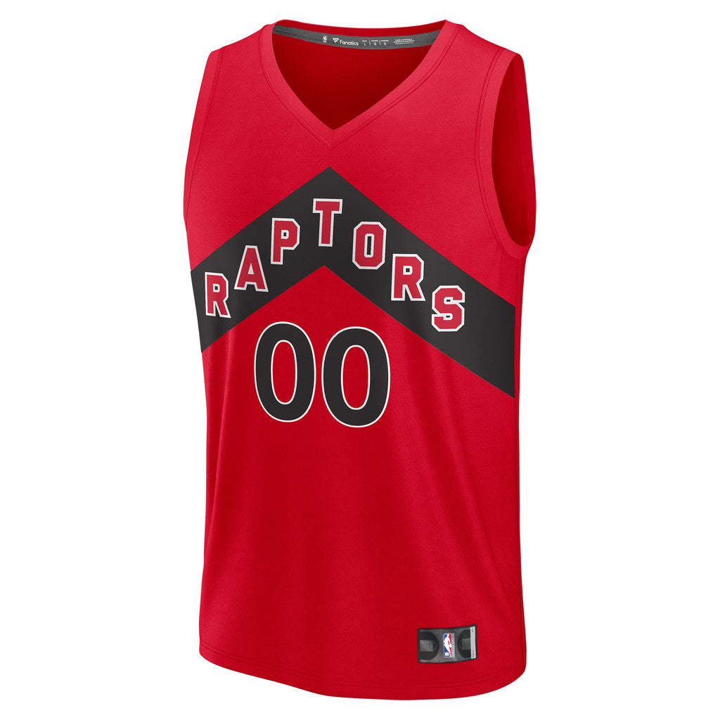 Toronto Raptors Fanatics Red Fast Break Custom Jersey - Icon Edition for Men product image 3, provided for visual reference