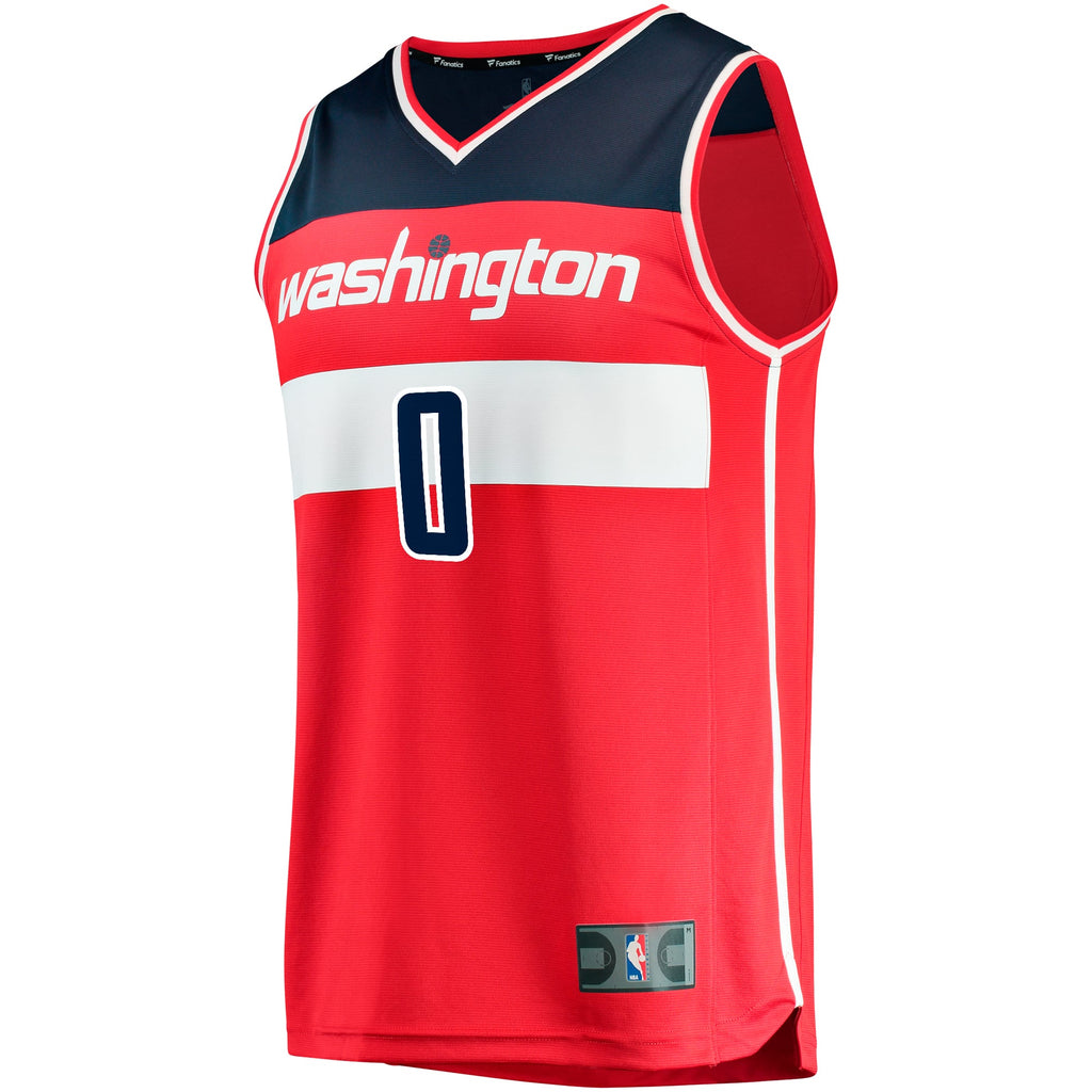 Washington Wizards Fanatics Red Fast Break Replica Jersey - Icon Edition for Men product image 3, provided for visual