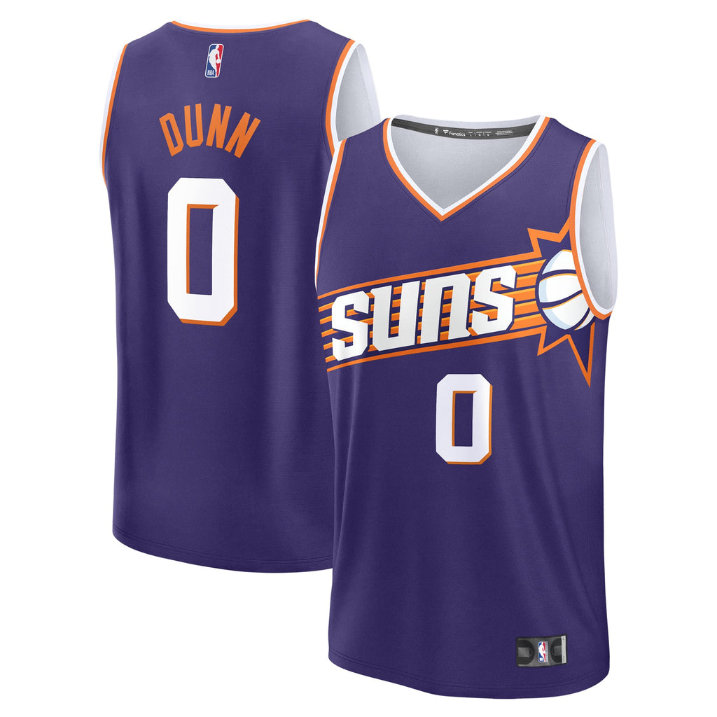 Phoenix Suns Ryan Dunn Fanatics Purple 2024 NBA Draft Fast Break Player Jersey - Icon Edition for Men product image 1,