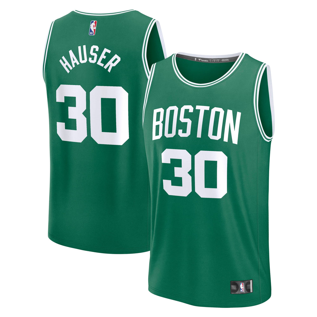 Boston Celtics Sam Hauser Fanatics Kelly Green Fast Break Replica Player Jersey - Icon Edition for Men product image 1,