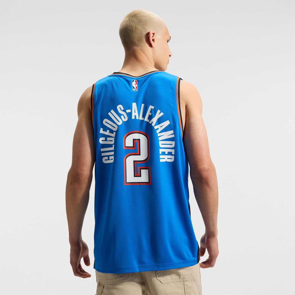 Oklahoma City Thunder Shai Gilgeous-Alexander Fanatics Blue Fast Break Replica Player Jersey - Icon Edition for Men product