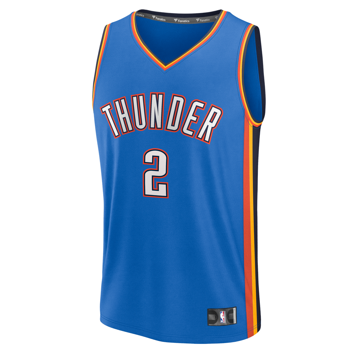 Oklahoma City Thunder Shai Gilgeous-Alexander Fanatics Blue Fast Break Replica Player Jersey - Icon Edition for Men product