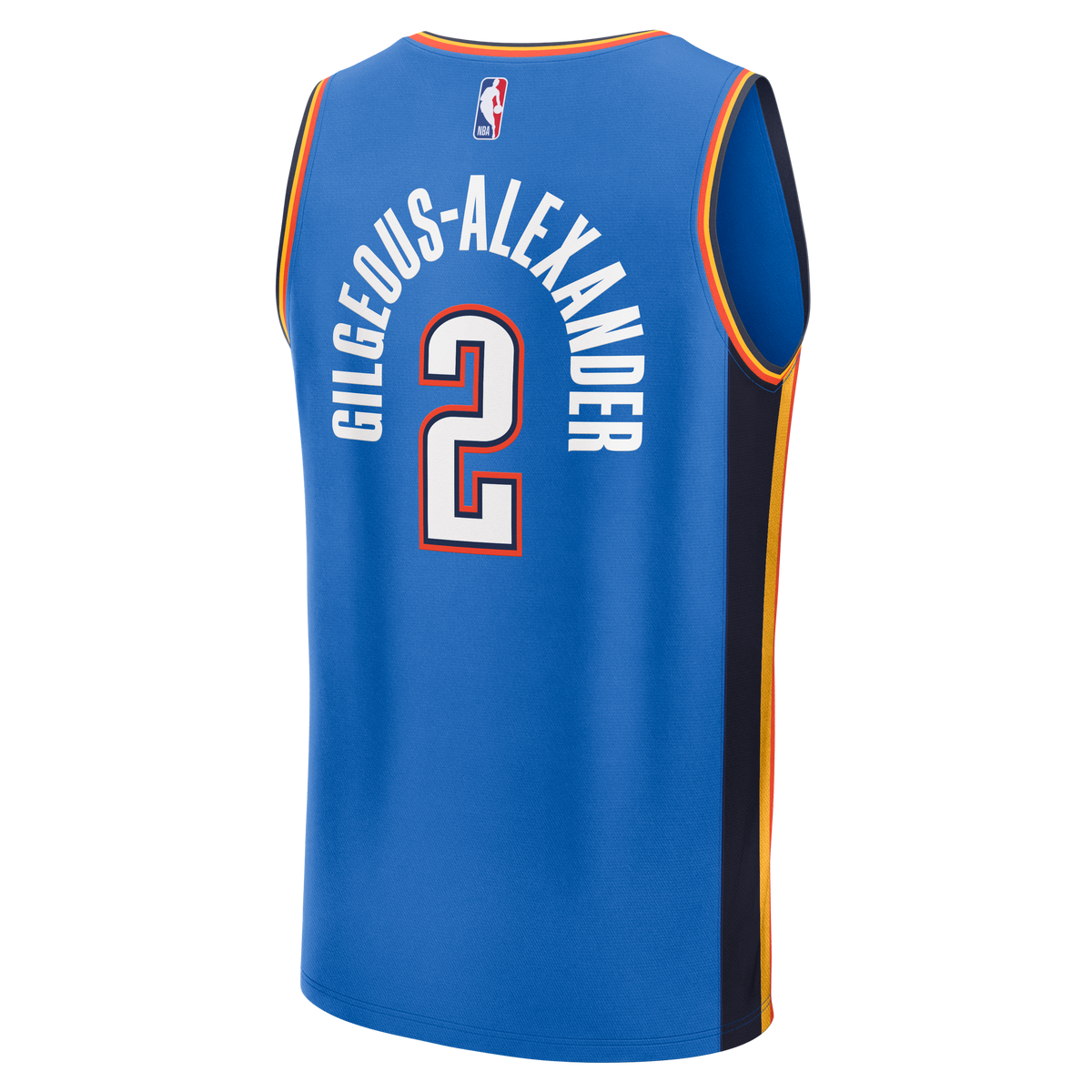 Oklahoma City Thunder Shai Gilgeous-Alexander Fanatics Blue Fast Break Replica Player Jersey - Icon Edition for Men product