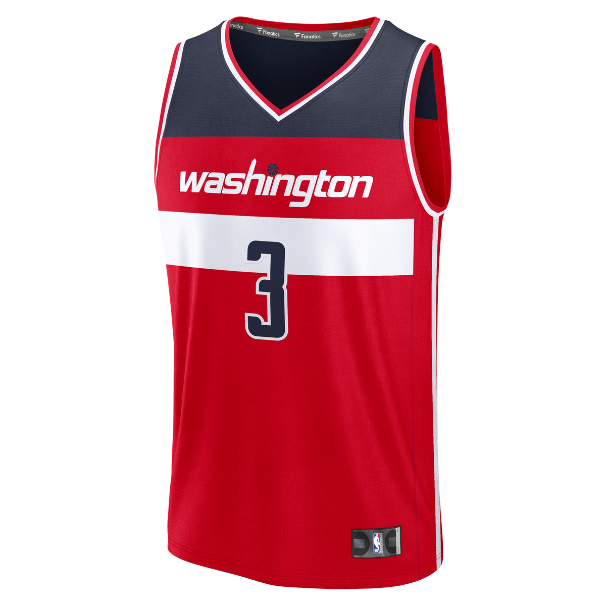 Washington Wizards Trae Young Fanatics Red Fast Break Jersey - Icon Edition for Men product image 3, provided for visual