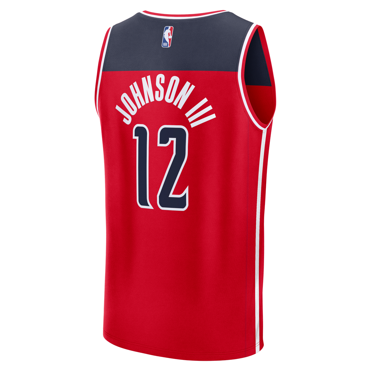 Washington Wizards Tre Johnson III Fanatics Red Fast Break Replica Jersey - Icon Edition for Men product image 4, provided