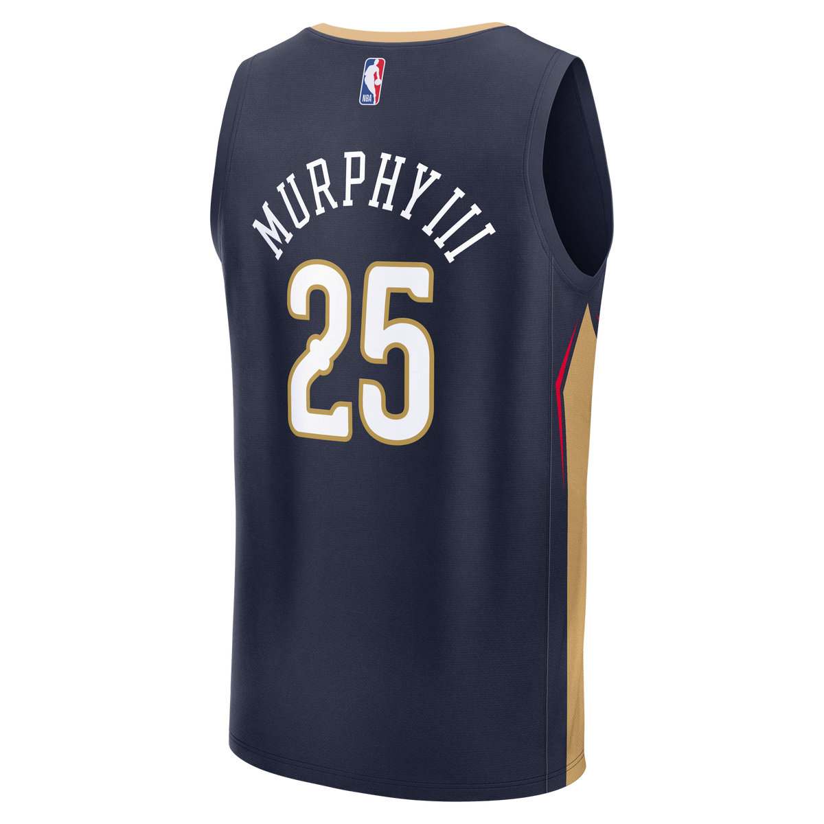 New Orleans Pelicans Trey Murphy III Fanatics Navy Fast Break Replica Jersey - Icon Edition for Men product image 4,