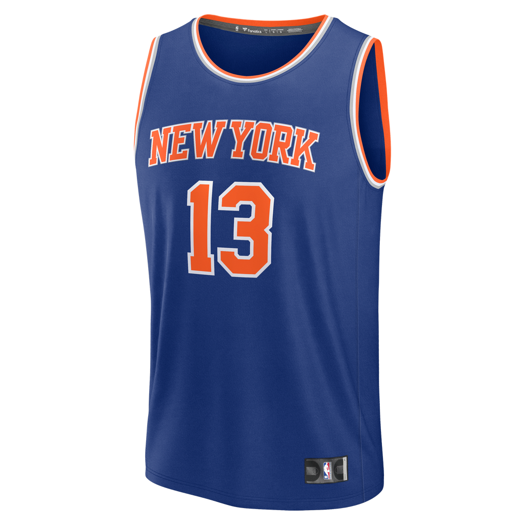 New York Knicks Tyler Kolek Fanatics Blue Fast Break Replica Jersey - Icon Edition for Men product image 3, provided for
