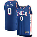 Philadelphia 76ers Tyrese Maxey Fanatics Royal Fast Break Replica Jersey - Icon Edition for Men product image 1, provided