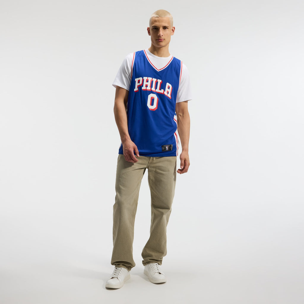 Philadelphia 76ers Tyrese Maxey Fanatics Royal Fast Break Replica Player Jersey - Icon Edition for Men product image 5,