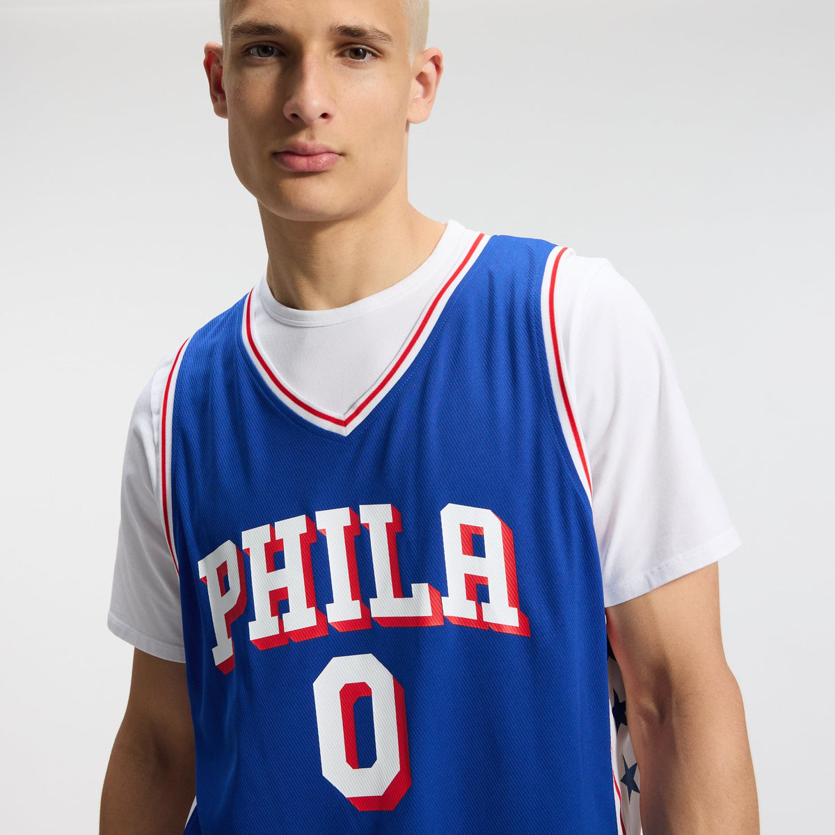 Philadelphia 76ers Tyrese Maxey Fanatics Royal Fast Break Replica Player Jersey - Icon Edition for Men product image 9,