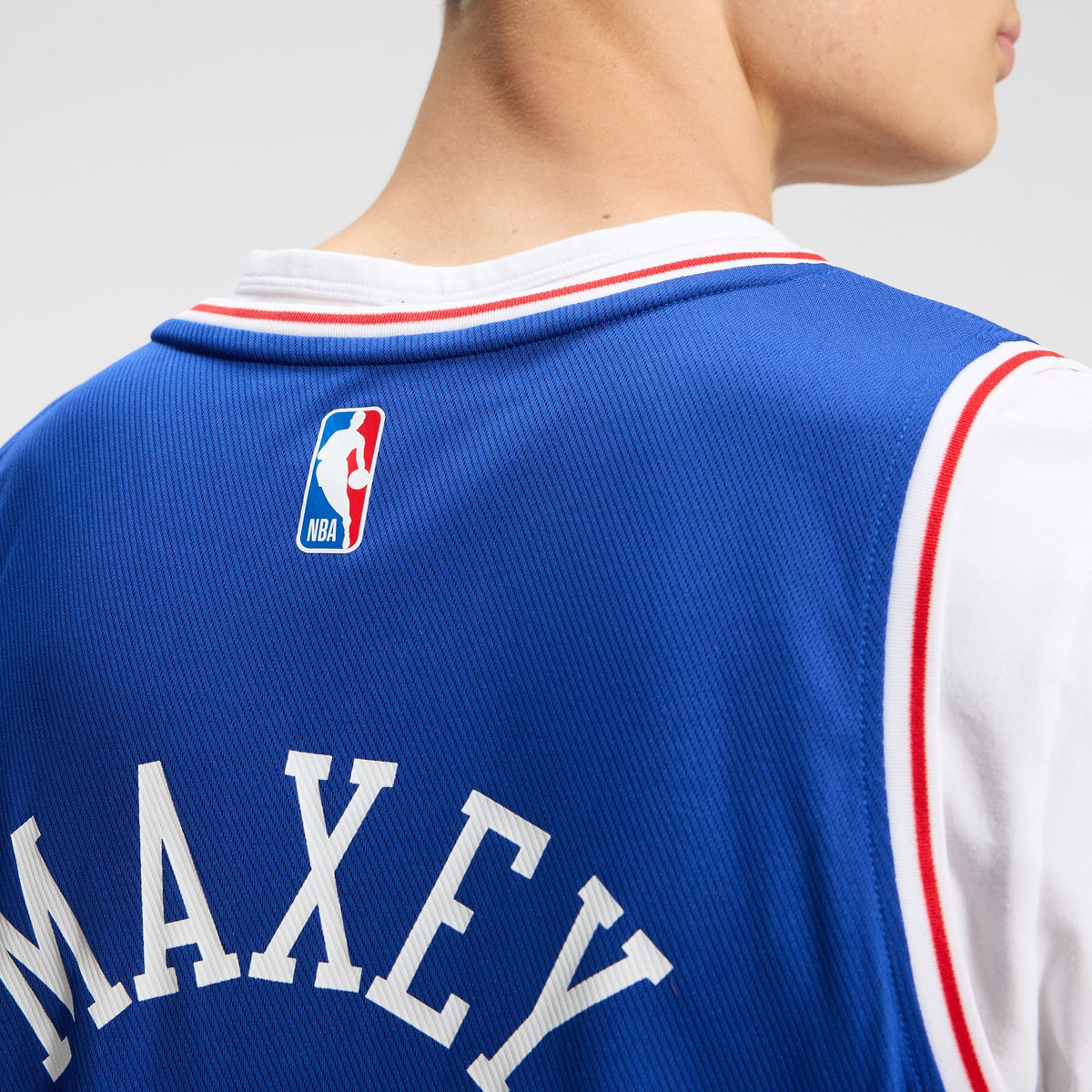 Philadelphia 76ers Tyrese Maxey Fanatics Royal Fast Break Replica Player Jersey - Icon Edition for Men product image 10,