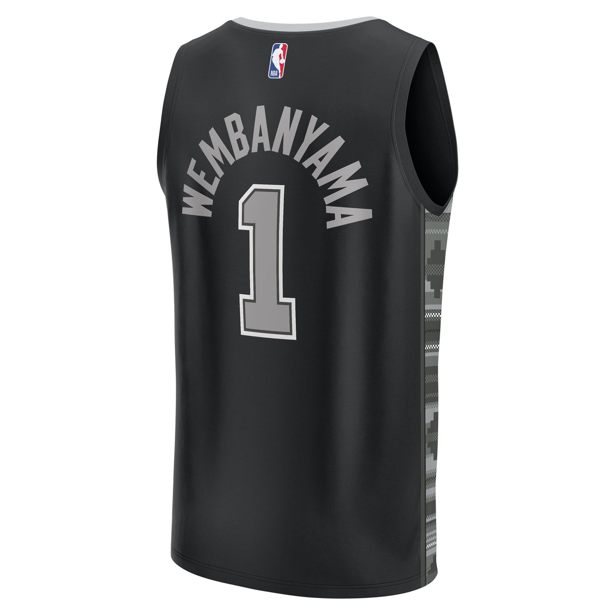San Antonio Spurs Victor Wembanyama Fanatics Black Fast Break Player Jersey - Statement Edition for Men product image 4,