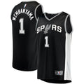 San Antonio Spurs Victor Wembanyama Fanatics Black Fast Break Replica Jersey - Icon Edition for Men product image 1,