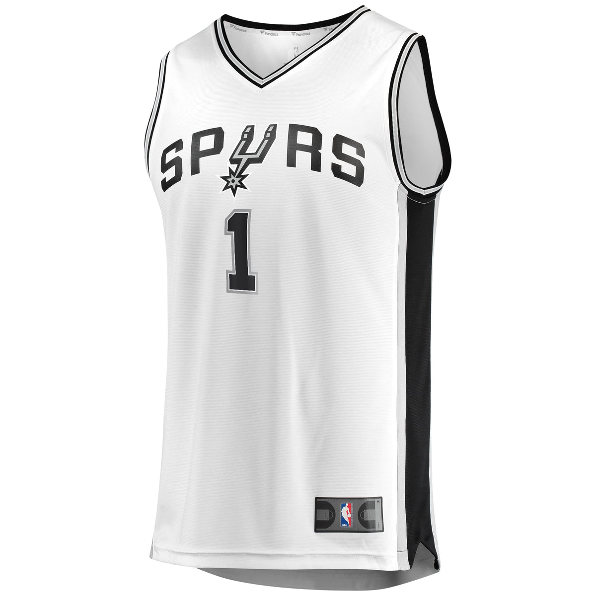 San Antonio Spurs Victor Wembanyama Fanatics White Fast Break Player Jersey - Association Edition for Men product image 3,