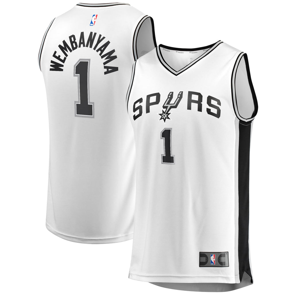 San Antonio Spurs Victor Wembanyama Fanatics White Fast Break Replica Player Jersey - Association Edition for Men product