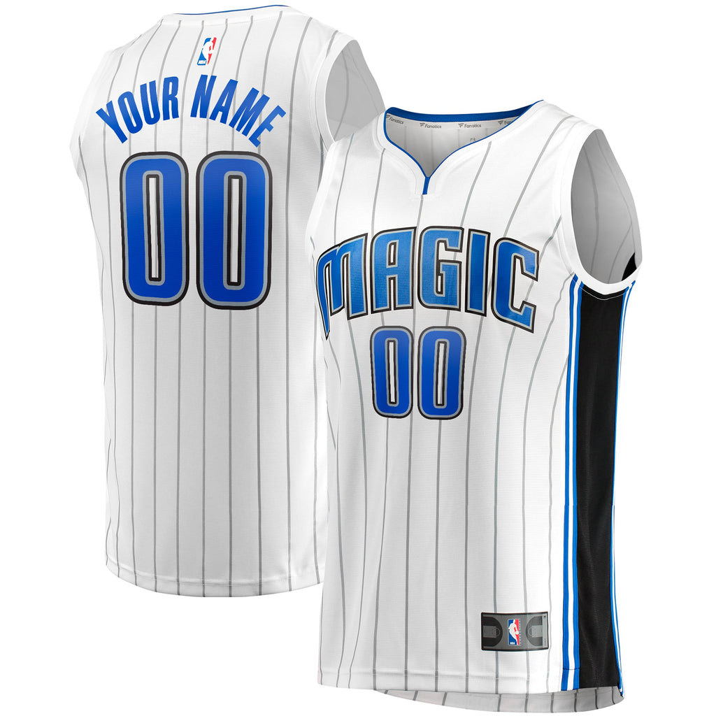 Orlando Magic Fanatics White Fast Break Custom Replica Jersey - Association Edition for Men product image 2, provided for