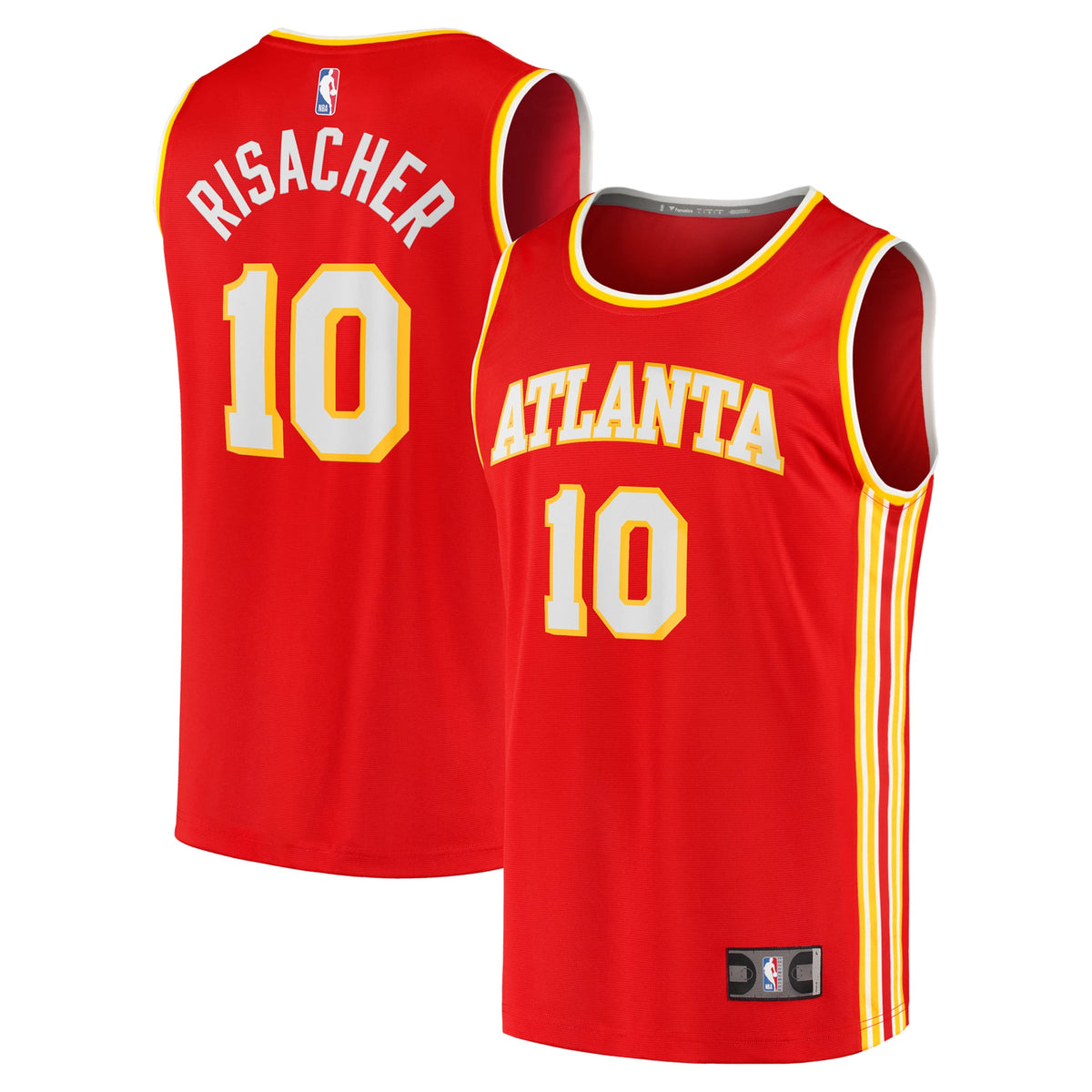 Atlanta Hawks Zaccharie Risacher Fanatics Red 2024 NBA Draft Fast Break Player Jersey - Icon Edition for Men product image