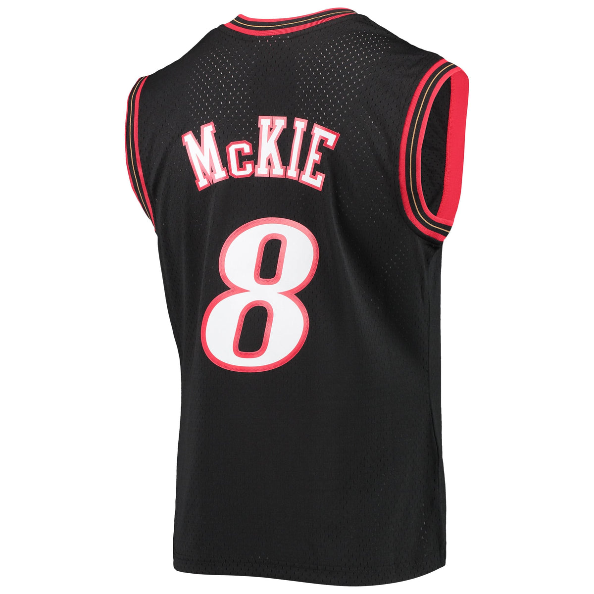 Philadelphia 76ers Aaron McKie Mitchell & Ness Black Hardwood Classics Swingman Jersey for Men product image 4, provided for