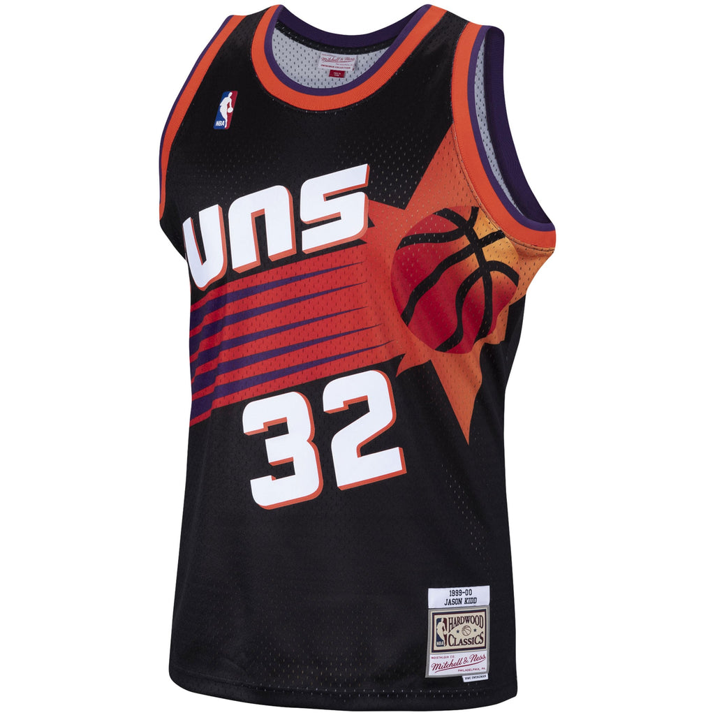 Phoenix Suns Jason Kidd Mitchell & Ness Black Hardwood Classics Swingman Jersey for Men product image 3, provided for visual