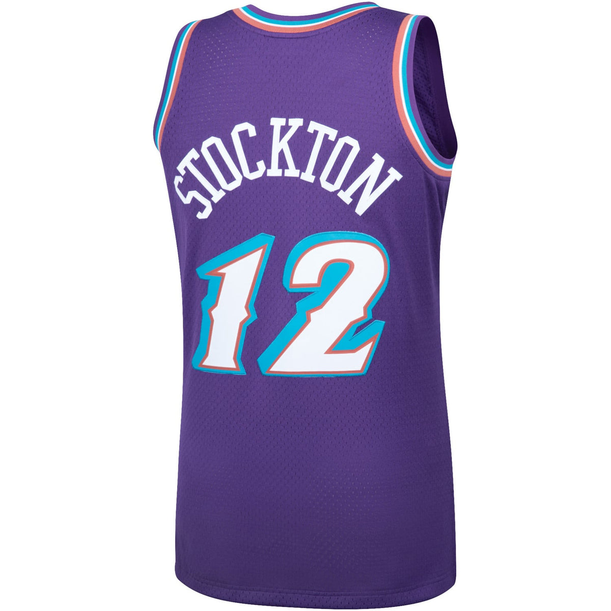 Utah Jazz John Stockton Mitchell & Ness Purple Hardwood Classics Swingman Jersey for Men product image 4, provided for
