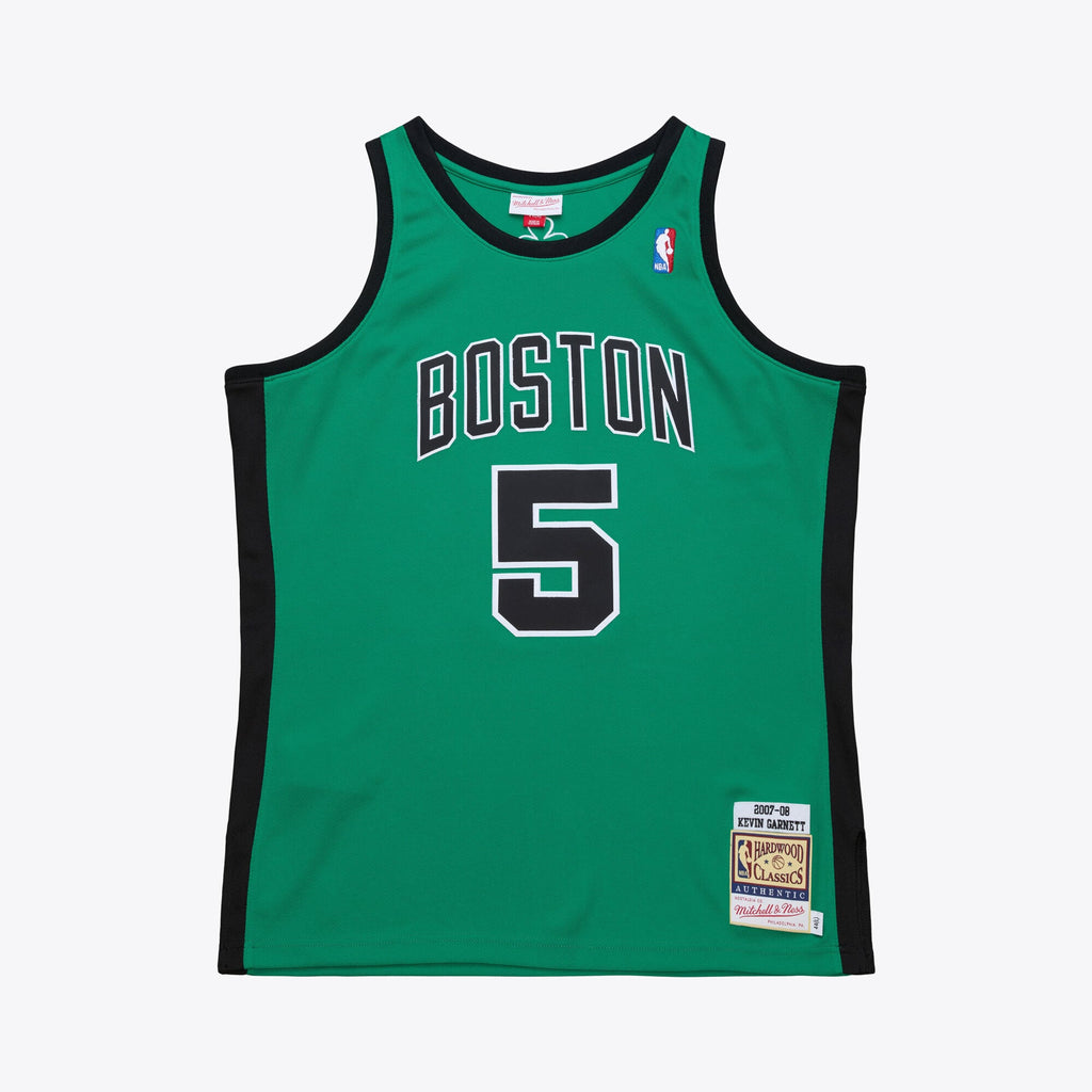 Boston Celtics Kevin Garnett Mitchell & Ness Kelly Green 2007-08 Hardwood Classics Authentic Jersey for Men product image 1,