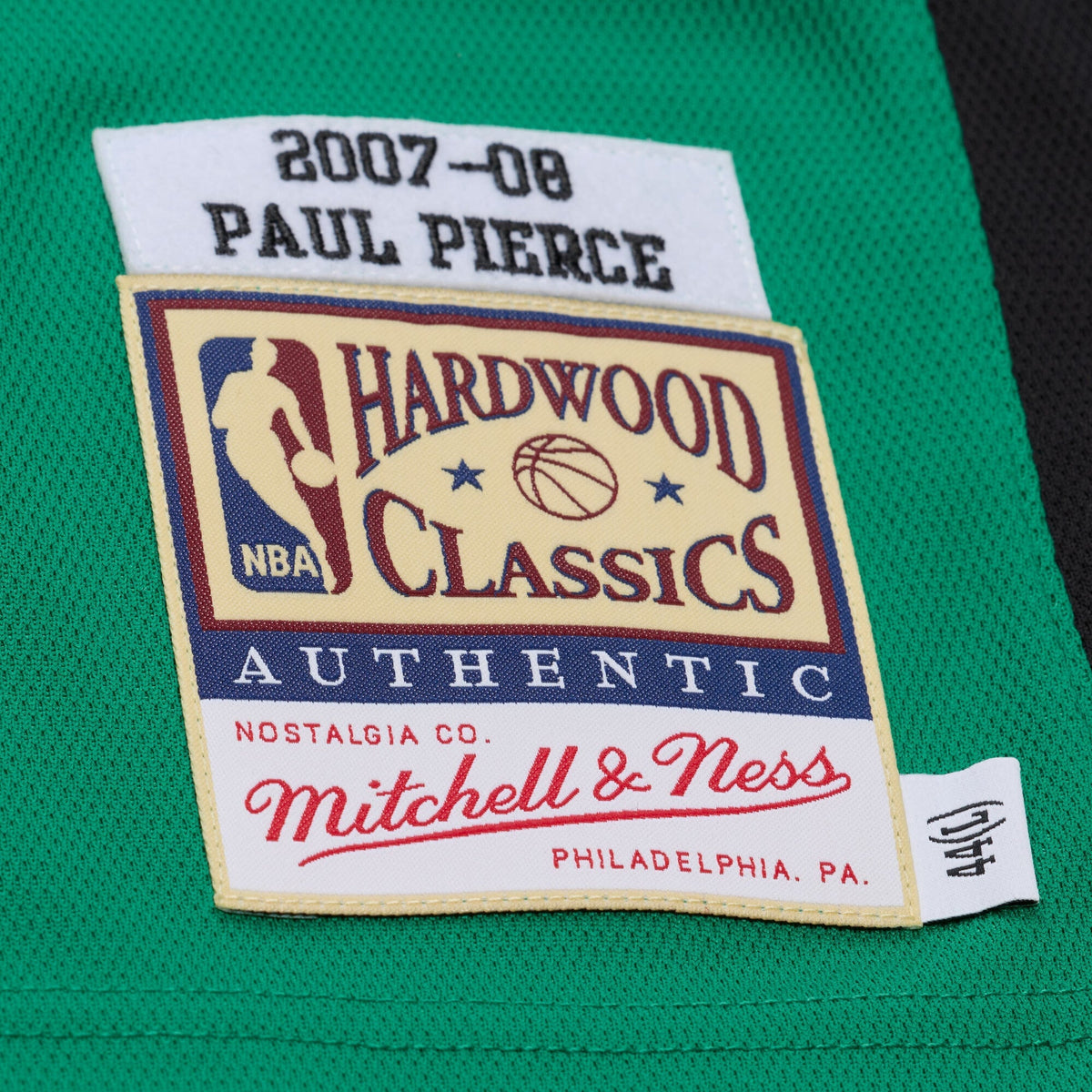Boston Celtics Paul Pierce Mitchell & Ness Kelly Green 2007-08 Hardwood Classics Authentic Jersey for Men product image 5,